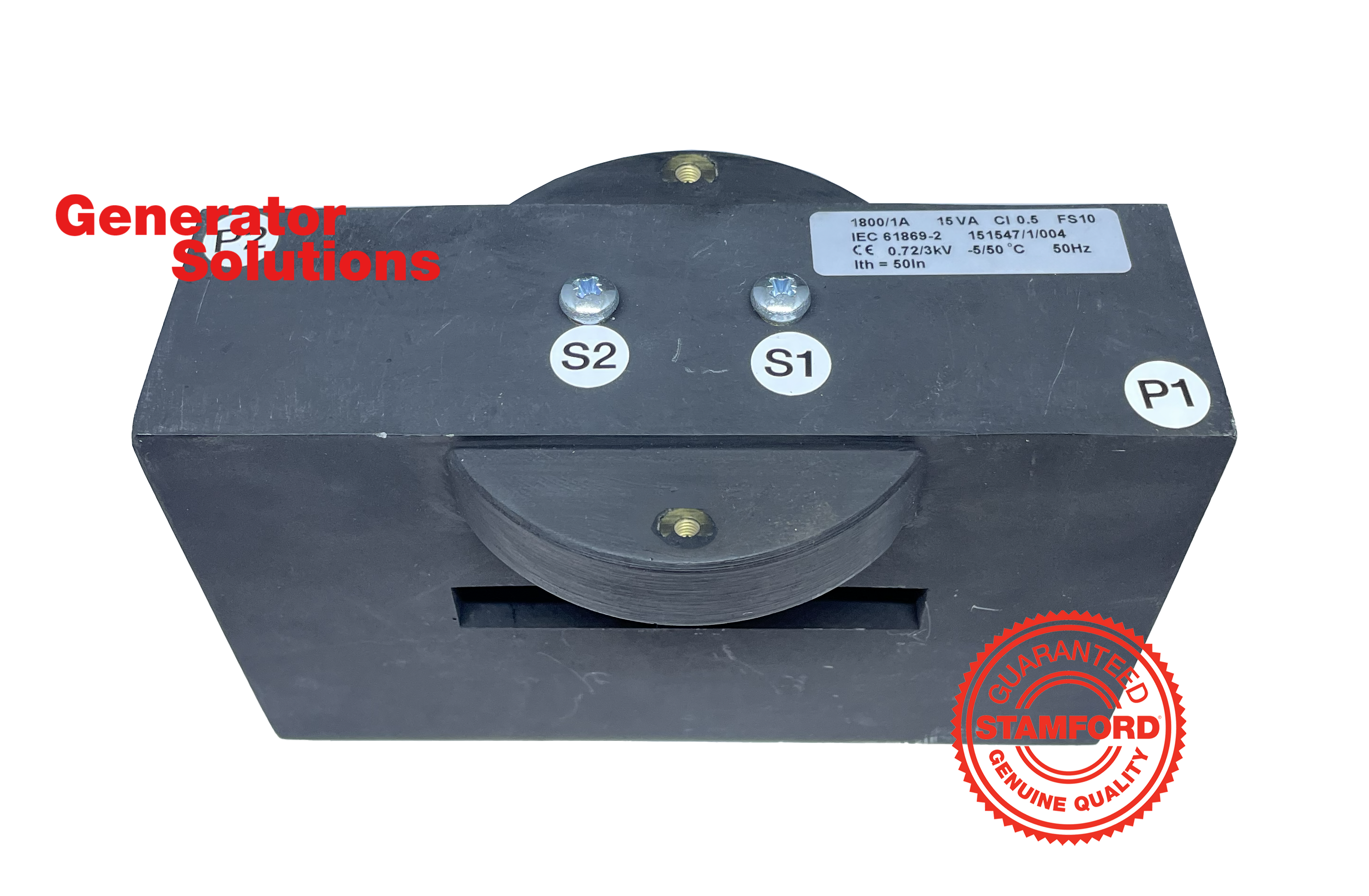 STAMFORD Rectangular resin cast current transformer Ratio 600/1 15VA1