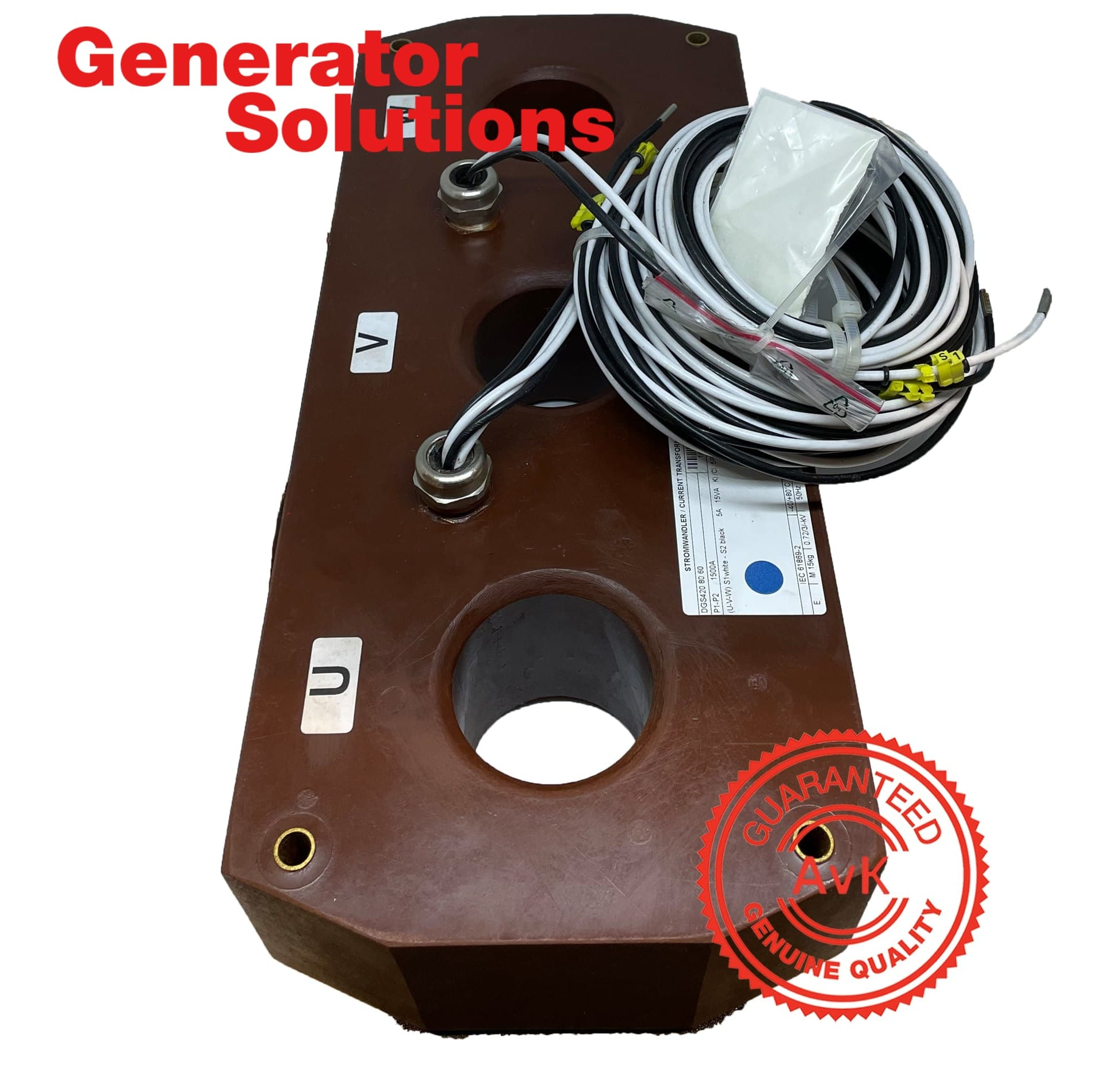 AVK Current compact transformer -  TRANSFORMATOR DGS 420 80 60