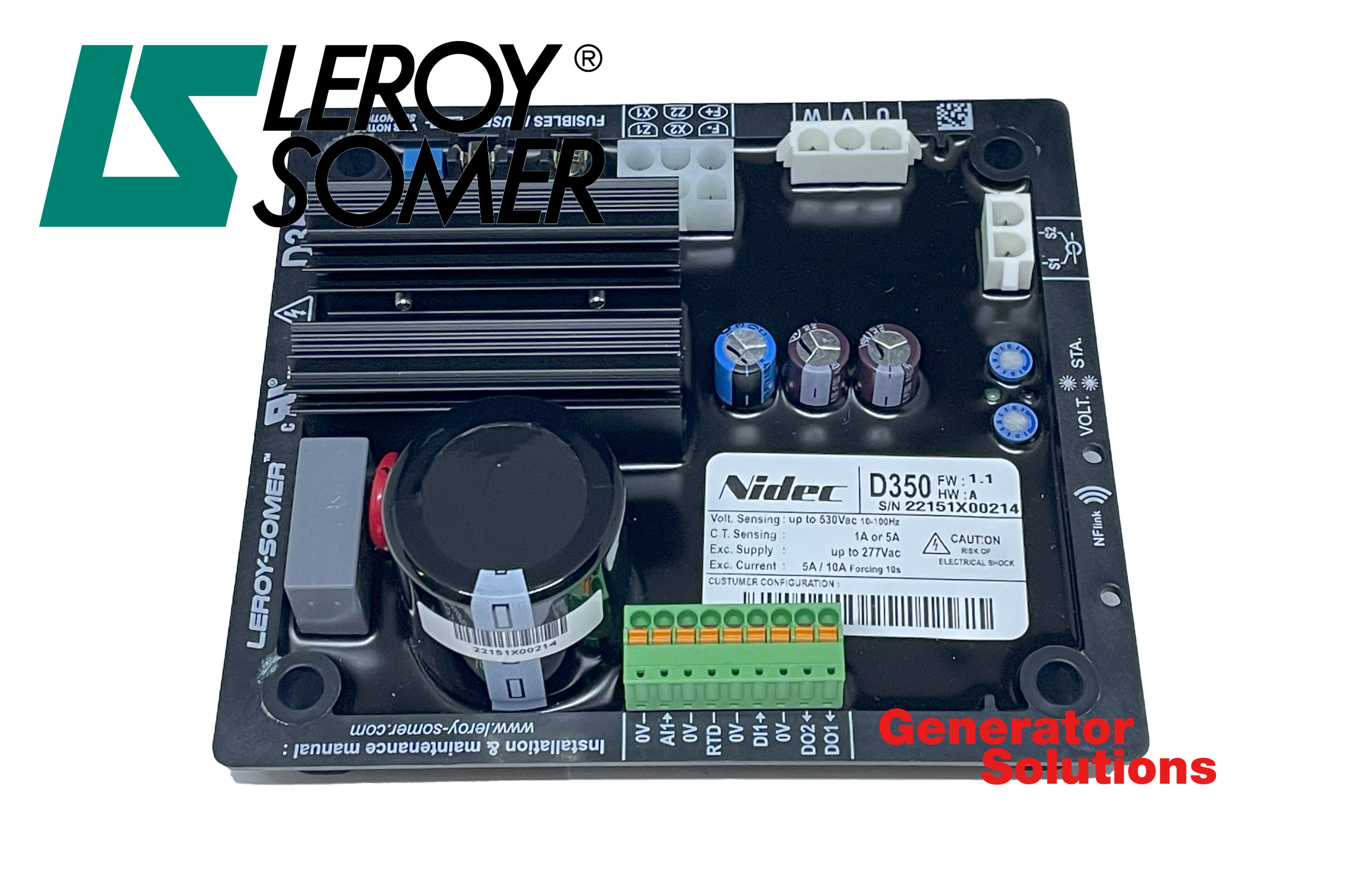 LEROY SOMER AVR D350