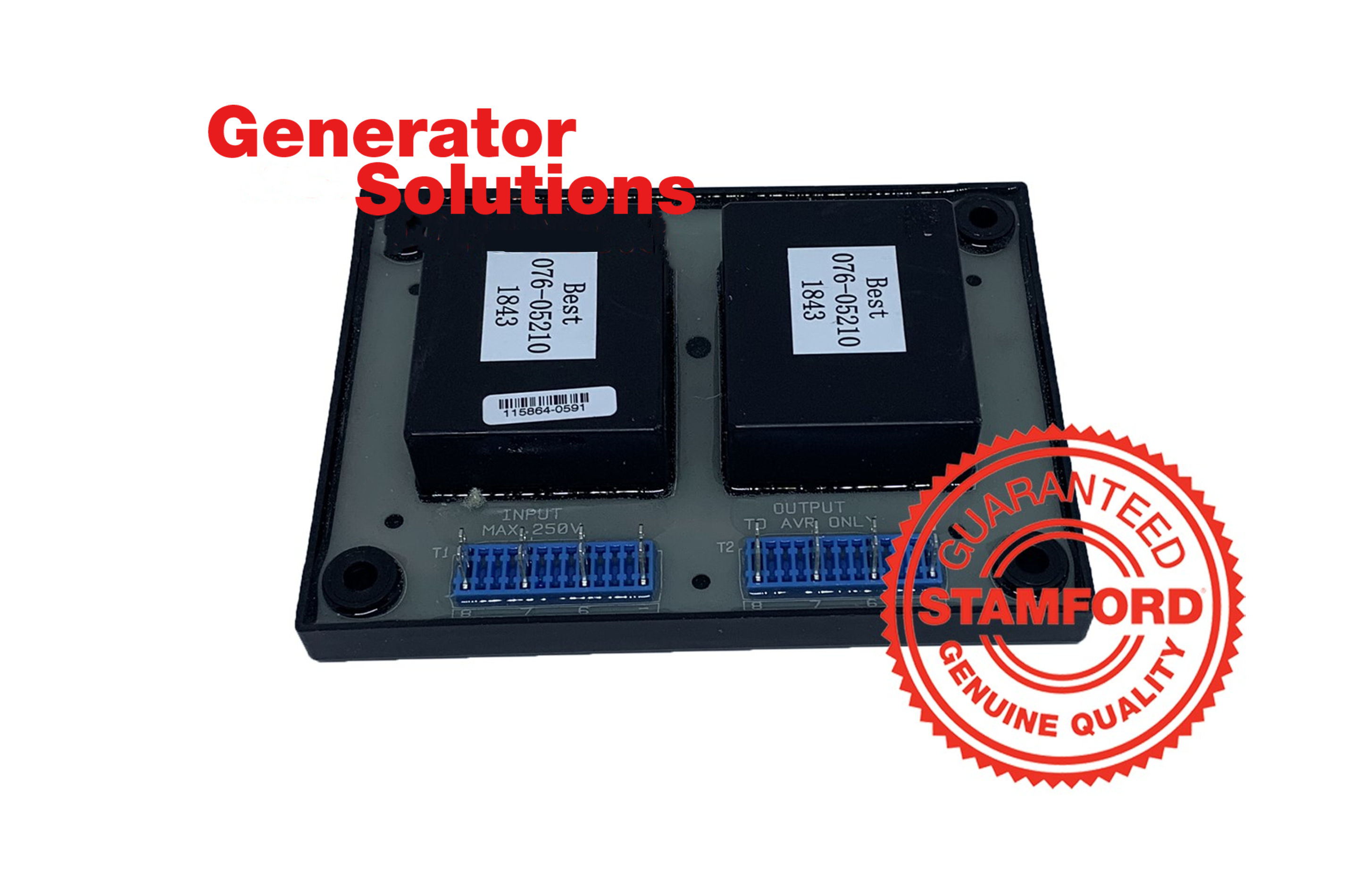 STAMFORD ISOLATION TRANSFORMER ASSY  1:1 (Coo GB // HS:	8504318090)