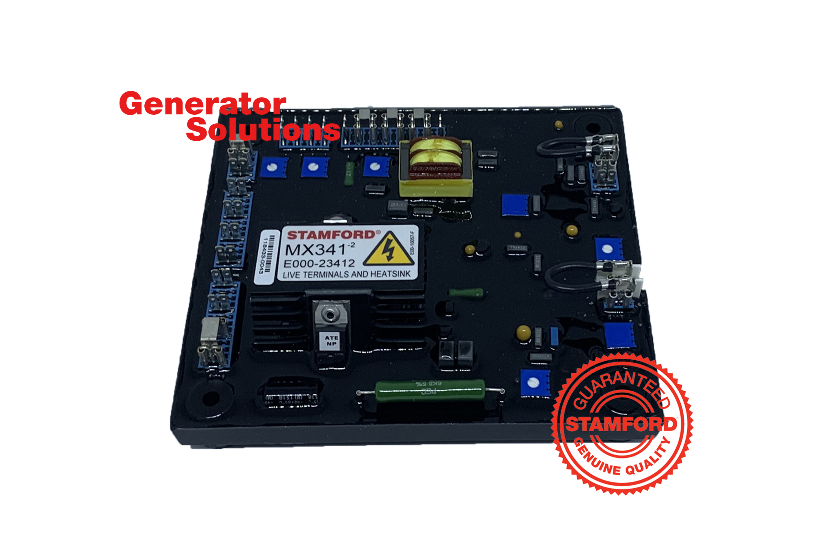 STAMFORD MX341 AVR | Genuine Voltage regulator | Generator Solutions | COO GB, HS 8511800090