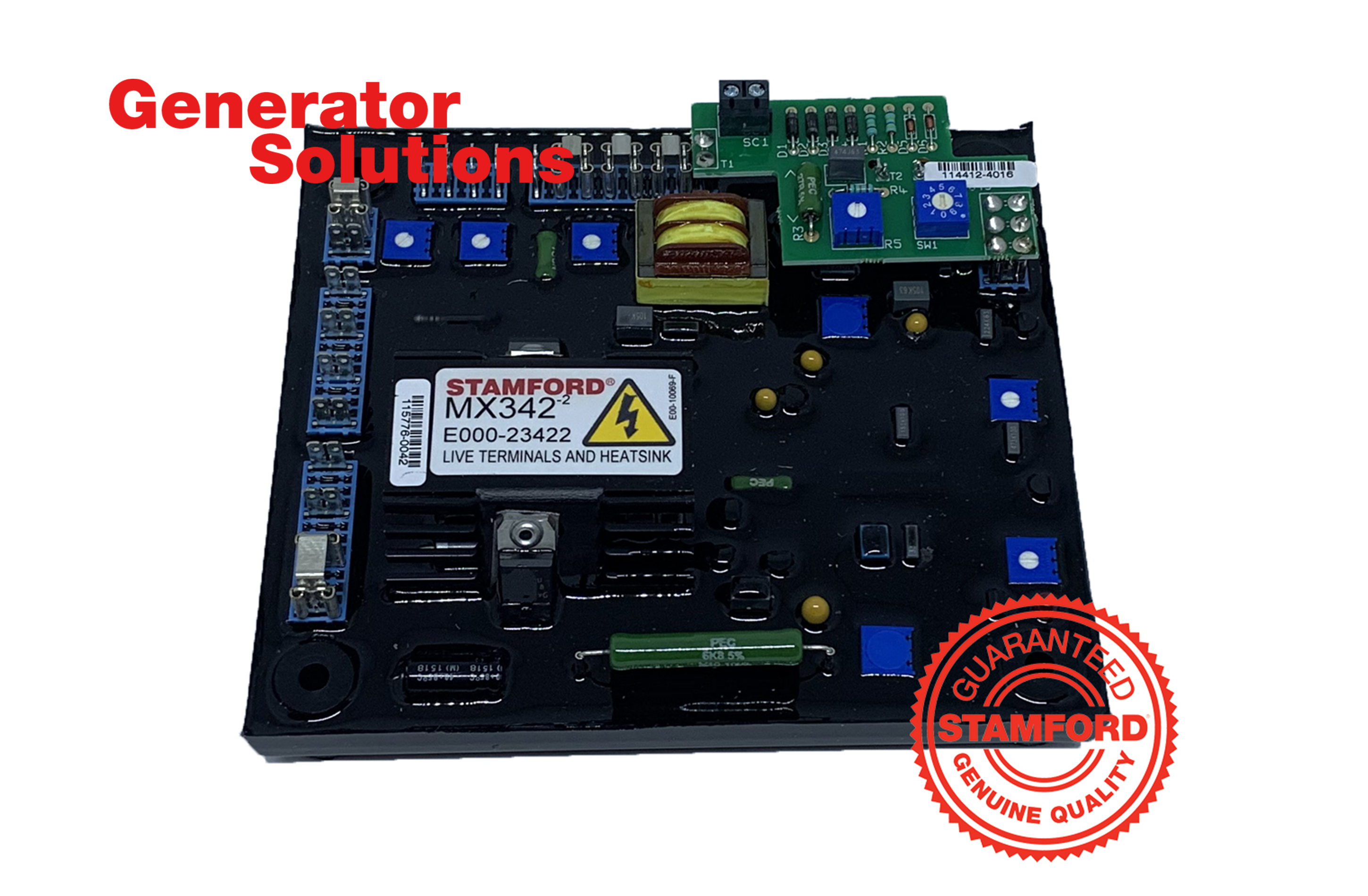 STAMFORD MX342-2 AVR,  HS 9032890090, CoO GB