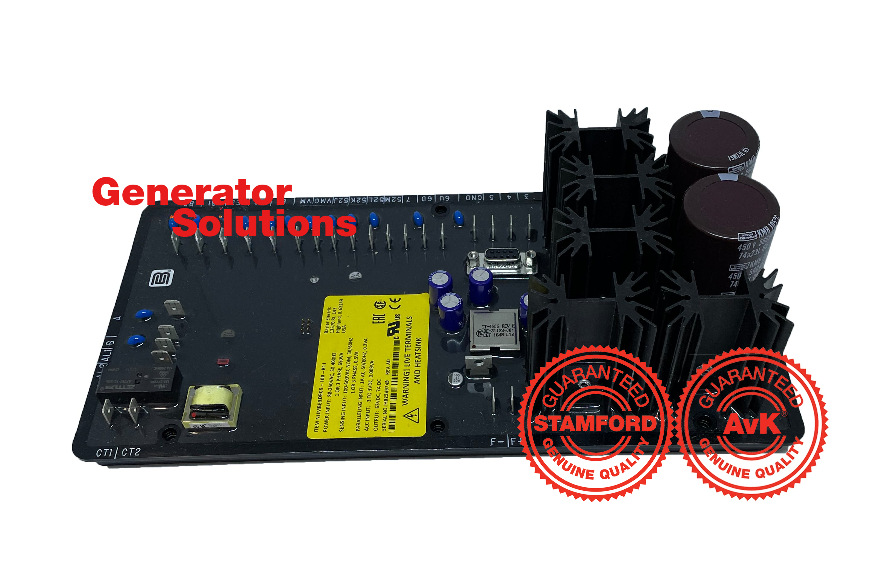 AVK BASLER DECS 100-B11 1A STAT , HS 9032890090, CoO US