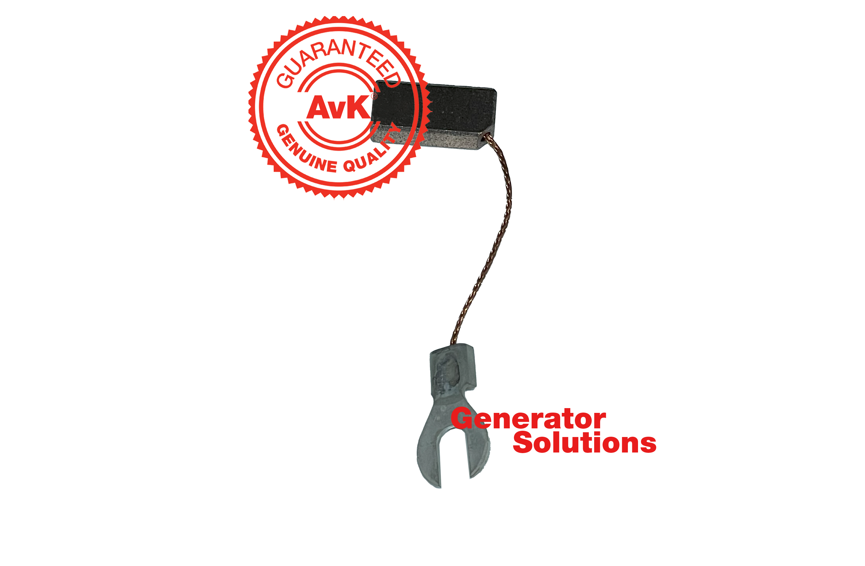 AVK rotor earthing brush  10X5X20  QUAL. M 87, CoO DE, HS 8503009999